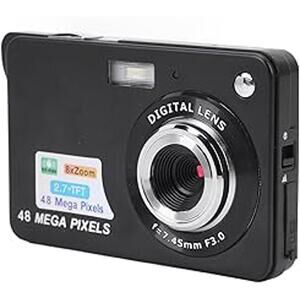 Pocket Digital Camera, 48MP 8X Zoom Autofocus Point and Shoot Digital Cameras